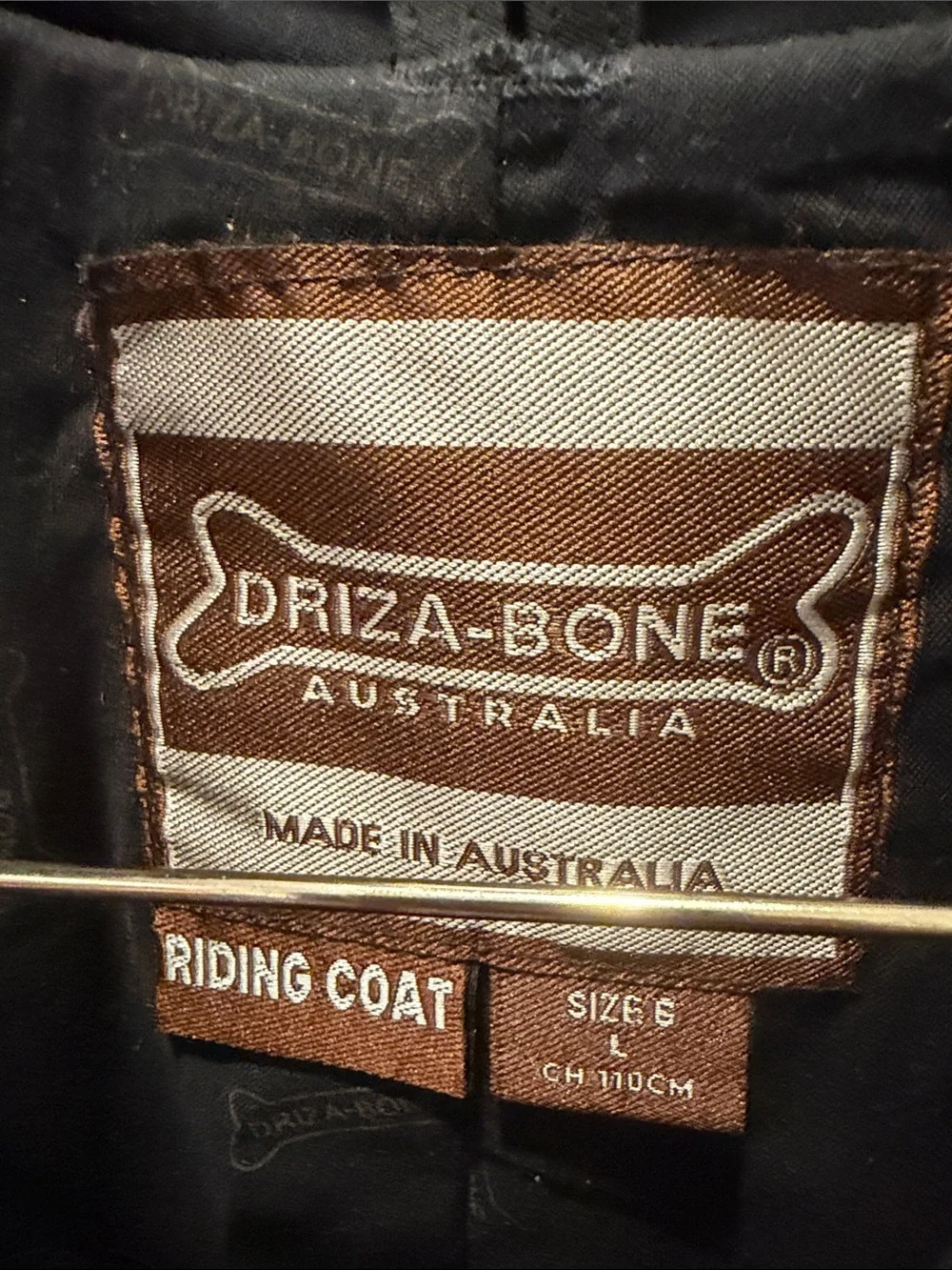 Driza-Bone Black Long Trench Coat with Storm Cape